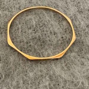 Delicate Gold Tone Monet Bangle, MINT Condition!